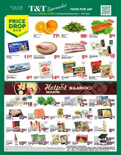 Flyer T&T Supermarket 14.11.2025 - 20.11.2025
