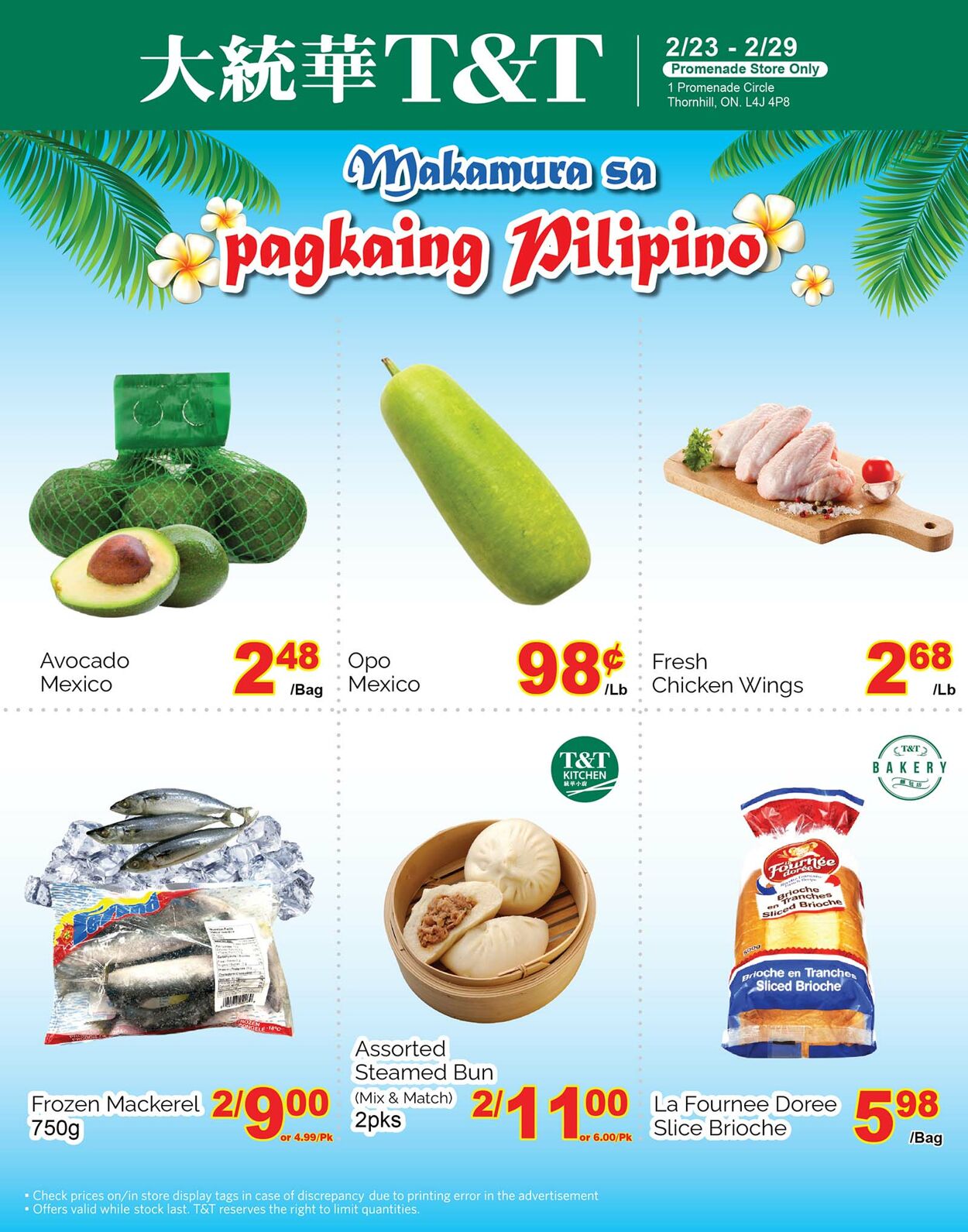 Flyer T&T Supermarket 23.02.2024 - 29.02.2024