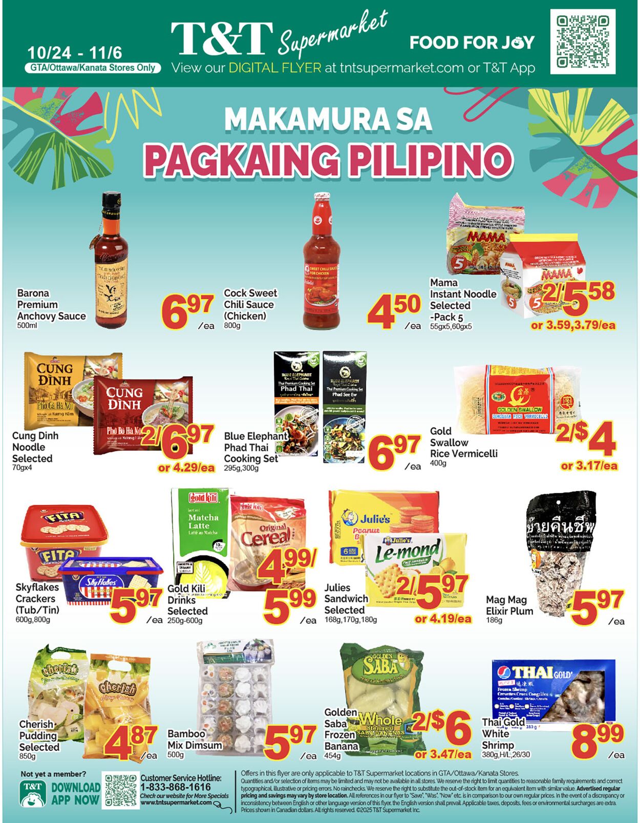 Flyer T&T Supermarket 24.10.2025 - 30.10.2025