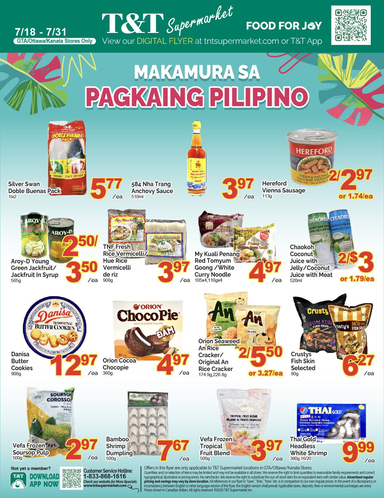 Flyer T&T Supermarket 18.07.2025 - 24.07.2025