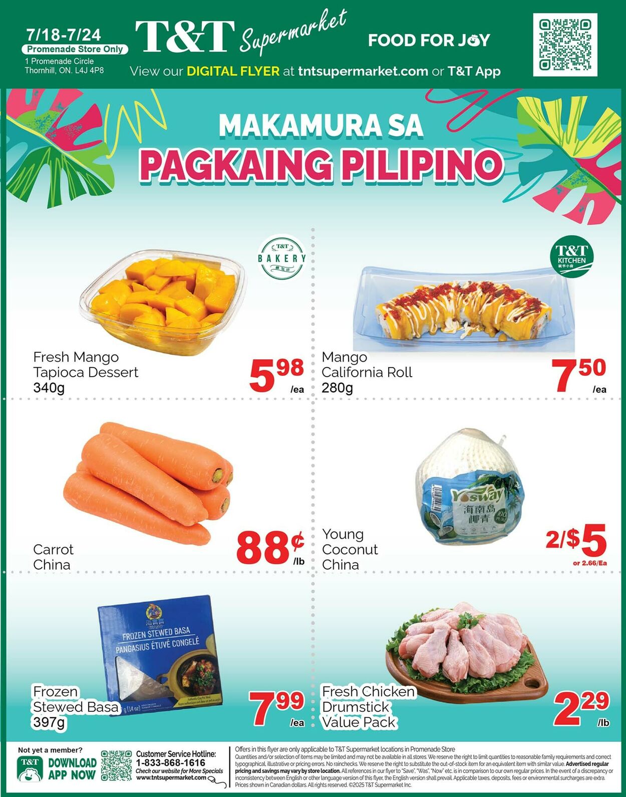 Flyer T&T Supermarket 18.07.2025 - 24.07.2025