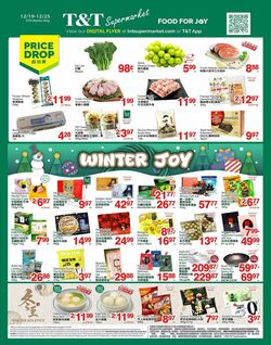 Flyer T&T Supermarket 19.12.2025 - 25.12.2025