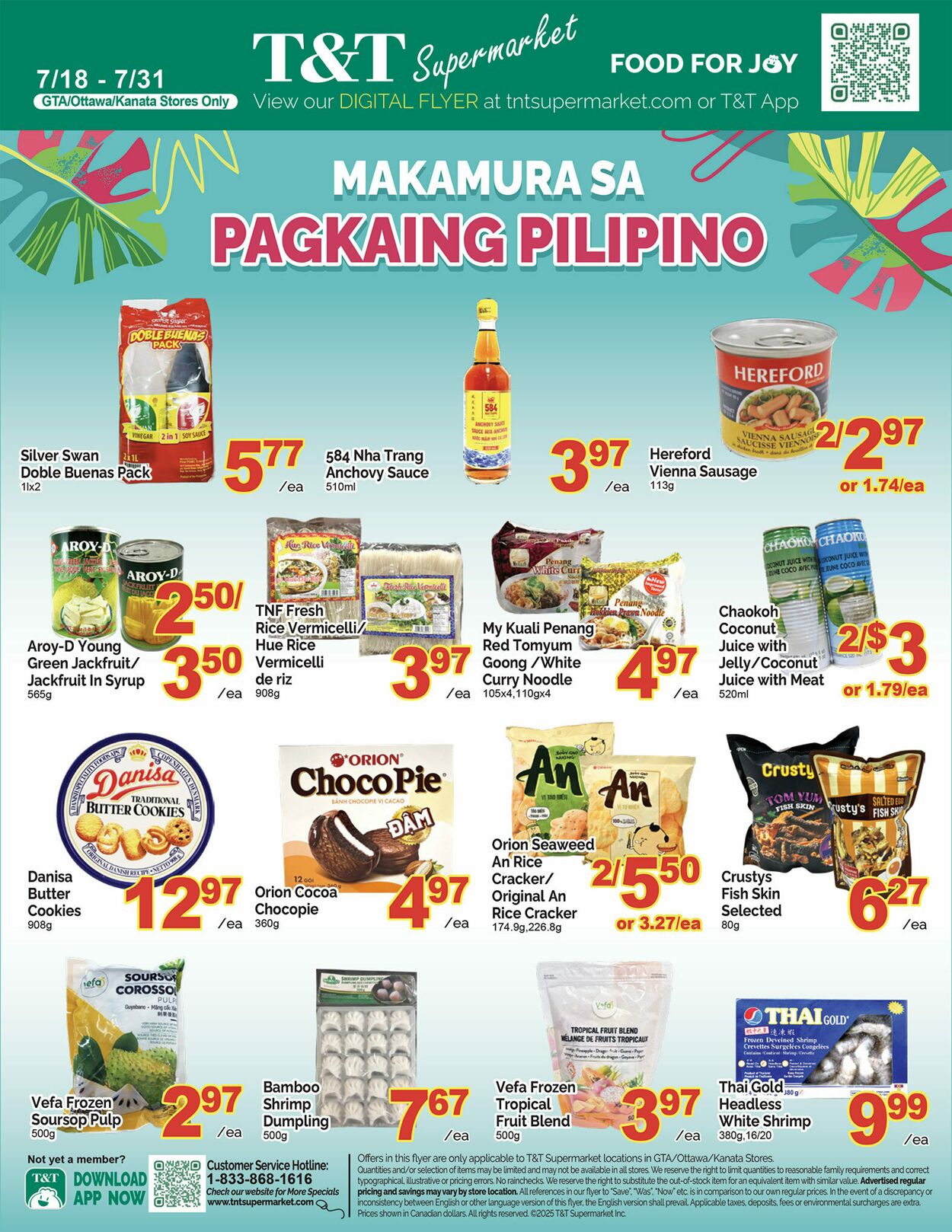 Flyer T&T Supermarket 18.07.2025 - 24.07.2025
