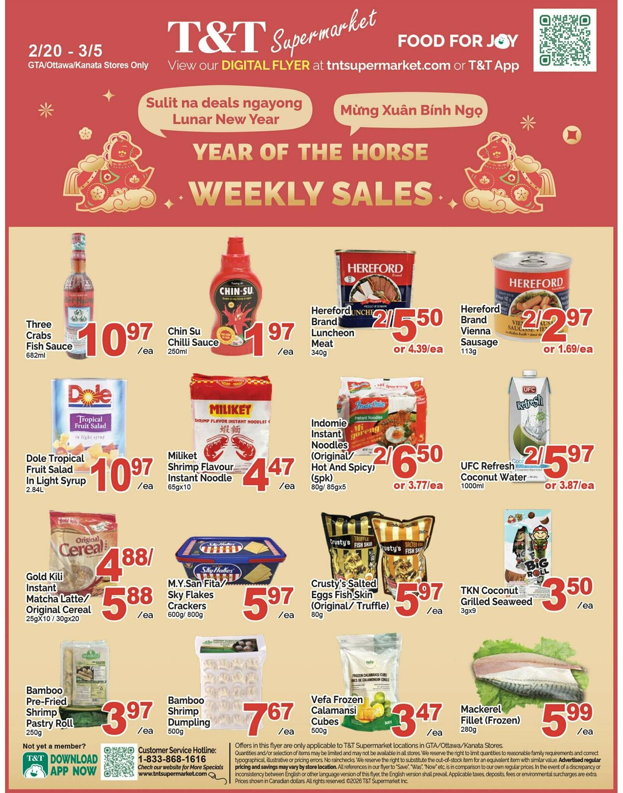 Flyer T&T Supermarket 27.02.2026 - 05.03.2026