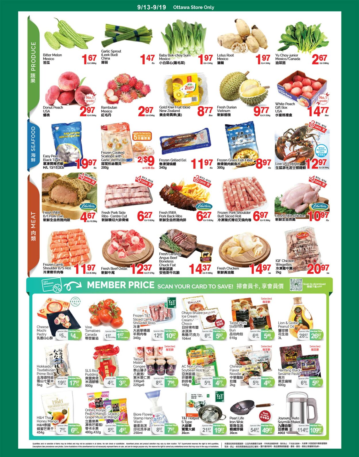 Flyer T&T Supermarket 13.09.2024 - 19.09.2024