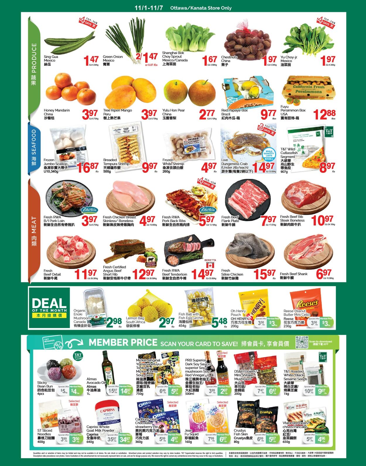 Flyer T&T Supermarket 01.11.2024 - 07.11.2024