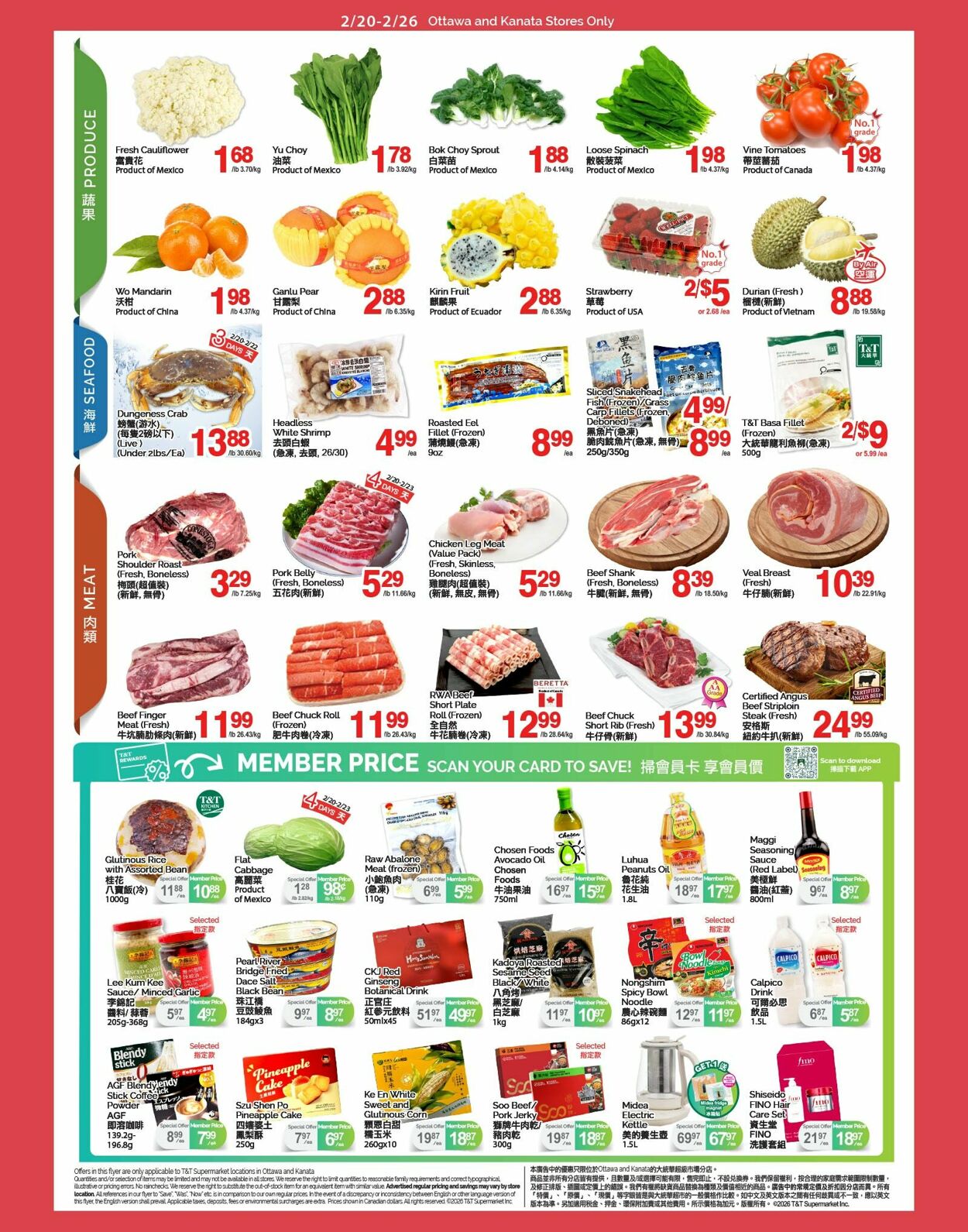 Flyer T&T Supermarket 20.02.2026 - 26.02.2026