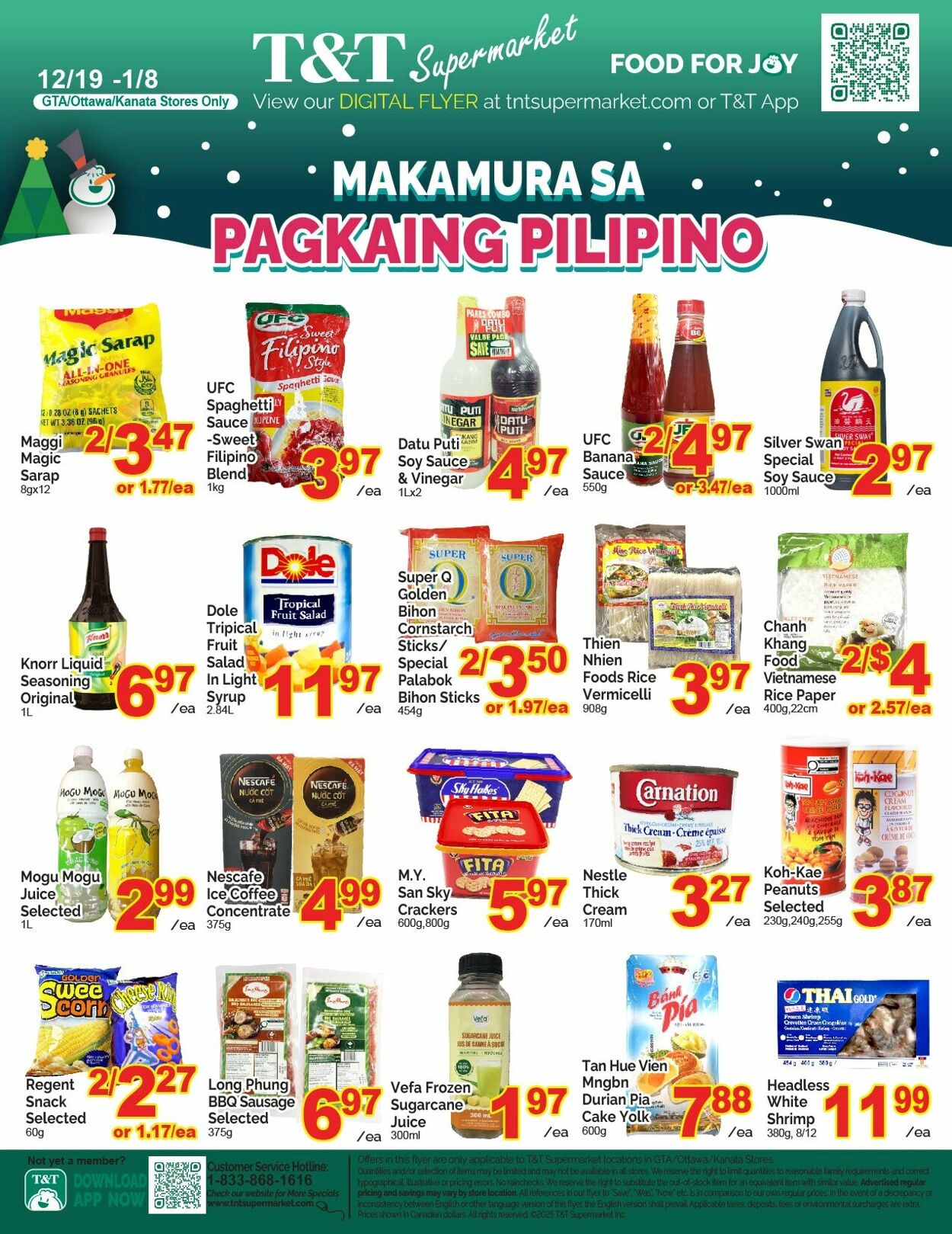 Flyer T&T Supermarket 19.12.2025 - 25.12.2025