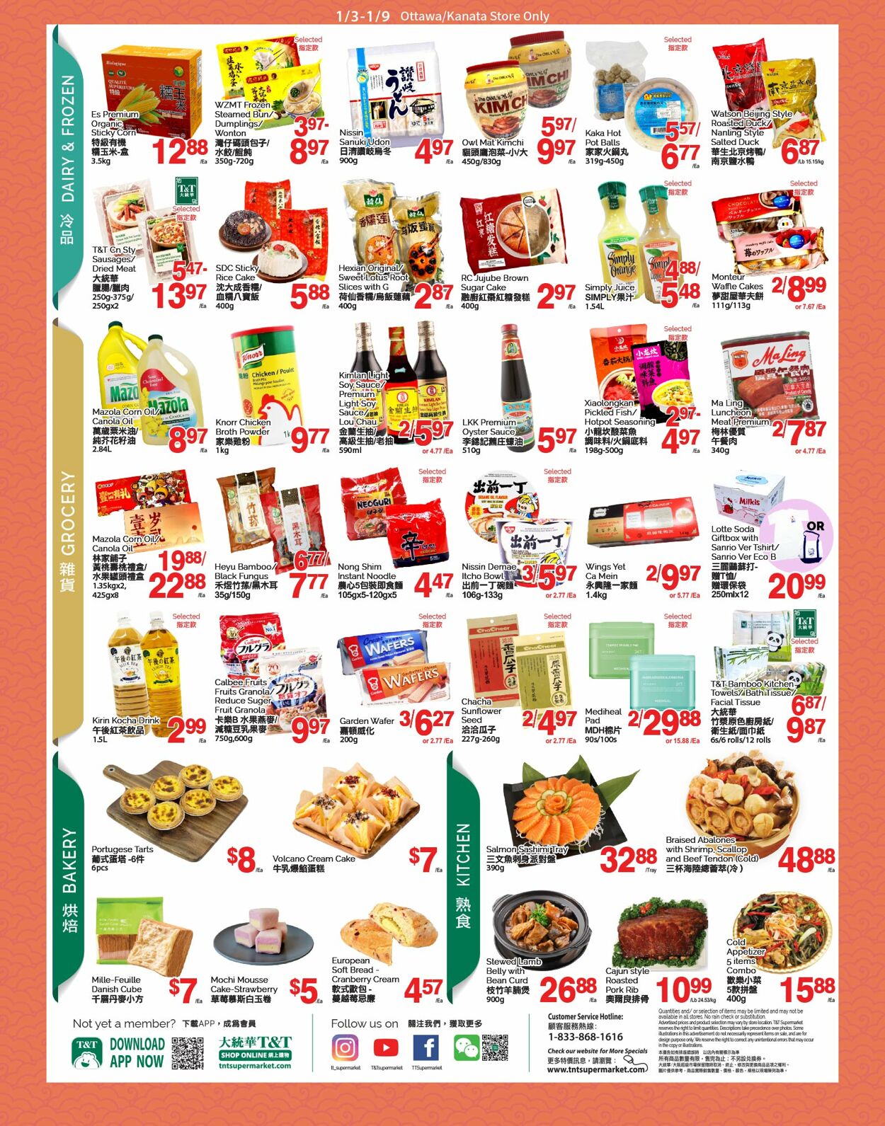 Flyer T&T Supermarket 03.01.2025 - 09.01.2025