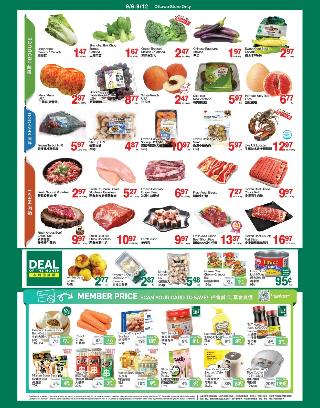 Flyer T&T Supermarket 06.09.2024 - 12.09.2024