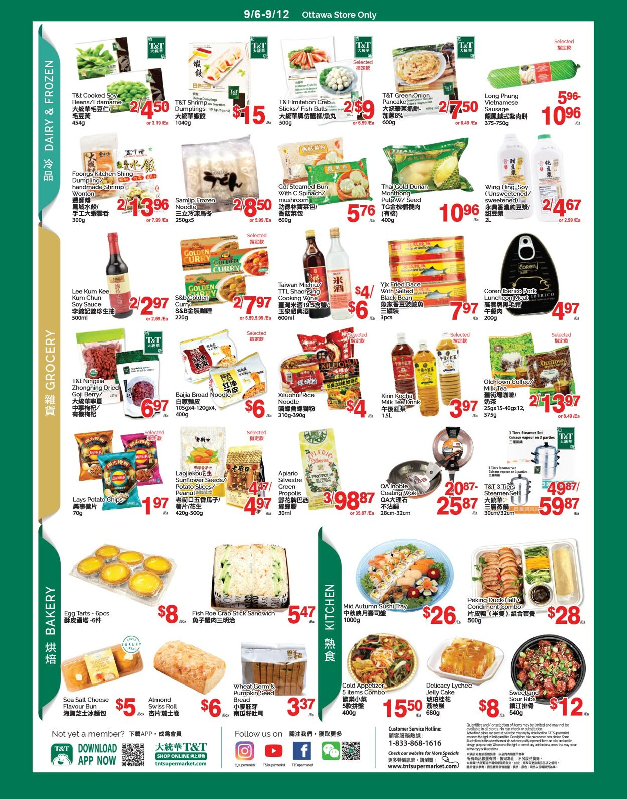 Flyer T&T Supermarket 06.09.2024 - 12.09.2024