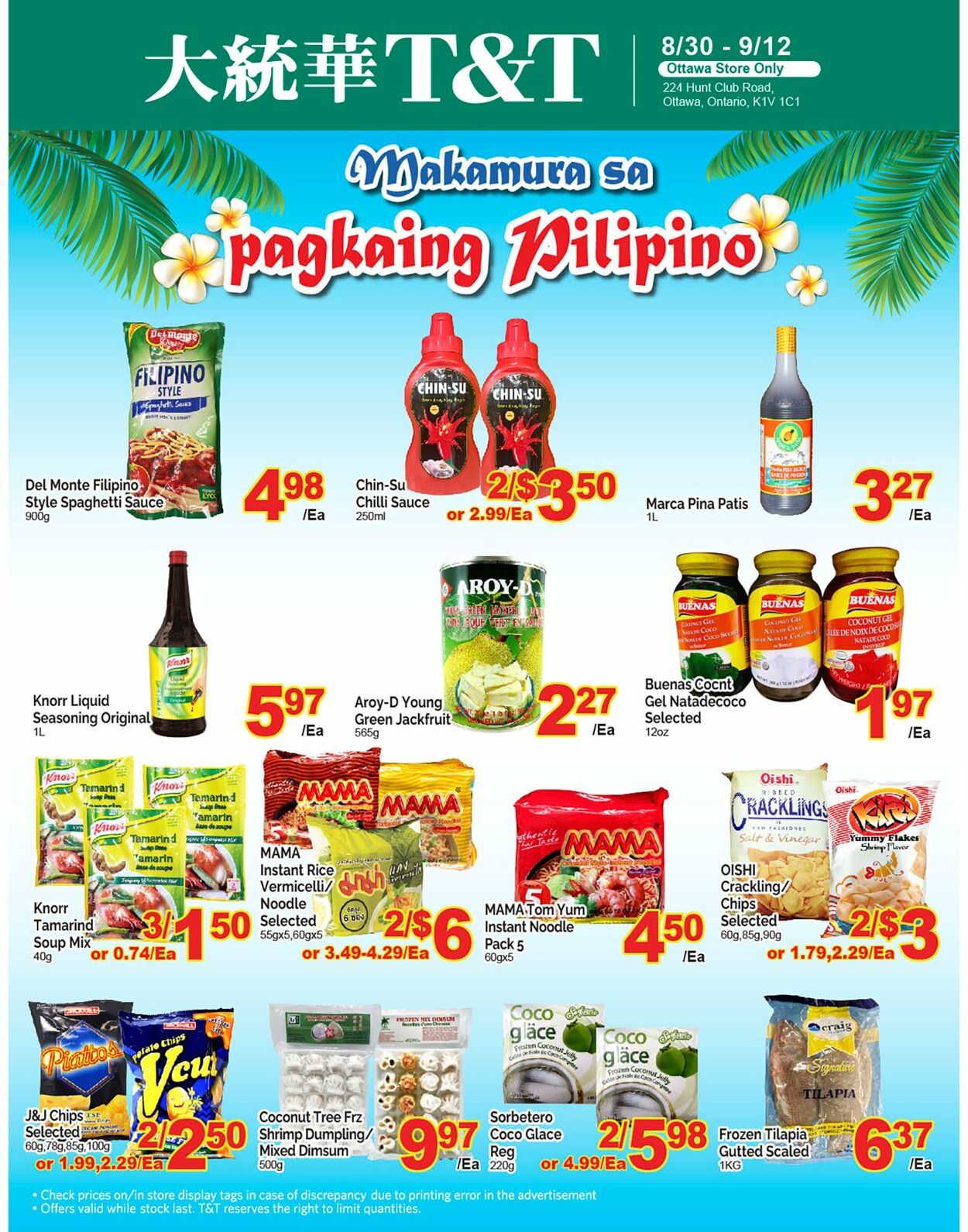 Flyer T&T Supermarket 06.09.2024 - 12.09.2024