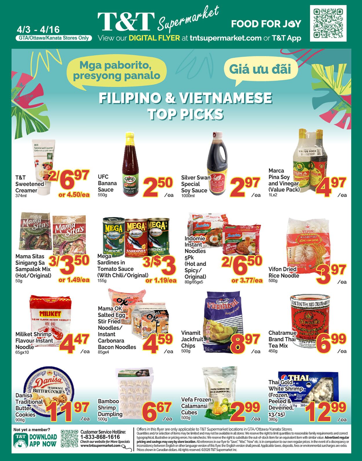 Flyer T&T Supermarket 03.04.2026 - 09.04.2026