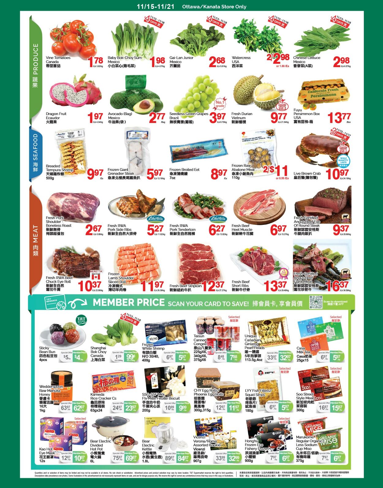 Flyer T&T Supermarket 15.11.2024 - 21.11.2024