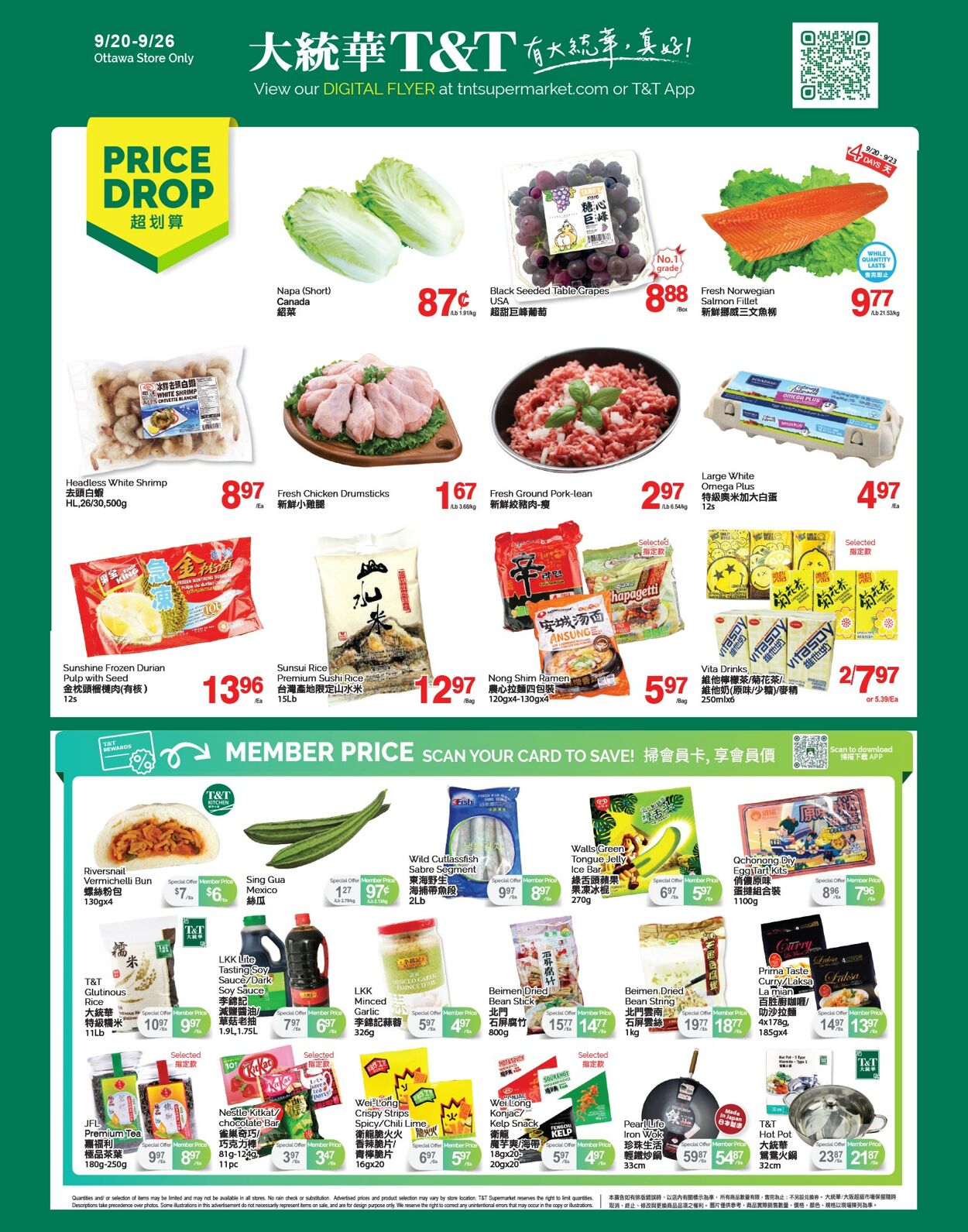 Flyer T&T Supermarket 20.09.2024 - 26.09.2024