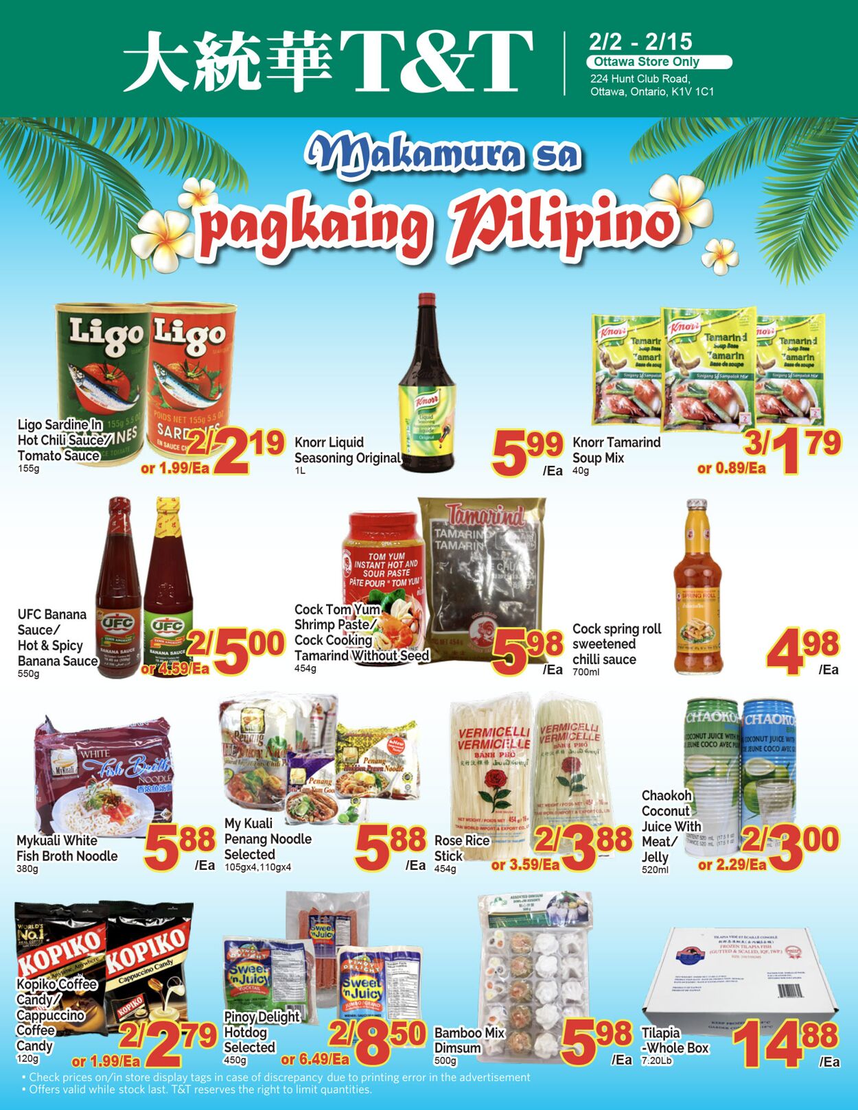 Flyer T&T Supermarket 09.02.2024 - 15.02.2024