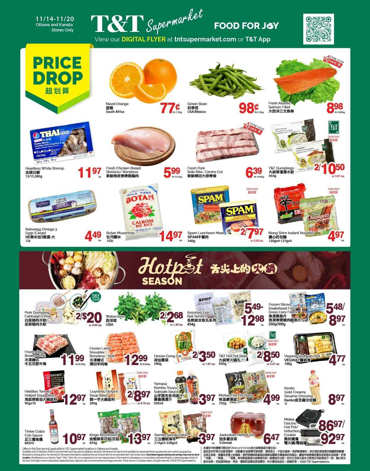 Flyer T&T Supermarket 14.11.2025 - 20.11.2025