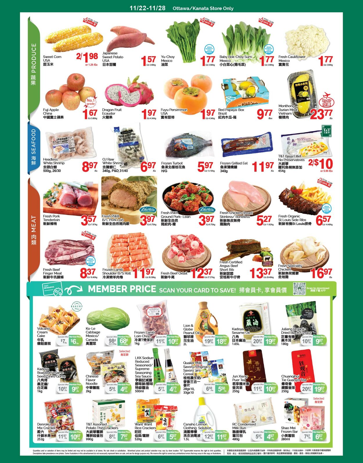 Flyer T&T Supermarket 22.11.2024 - 28.11.2024