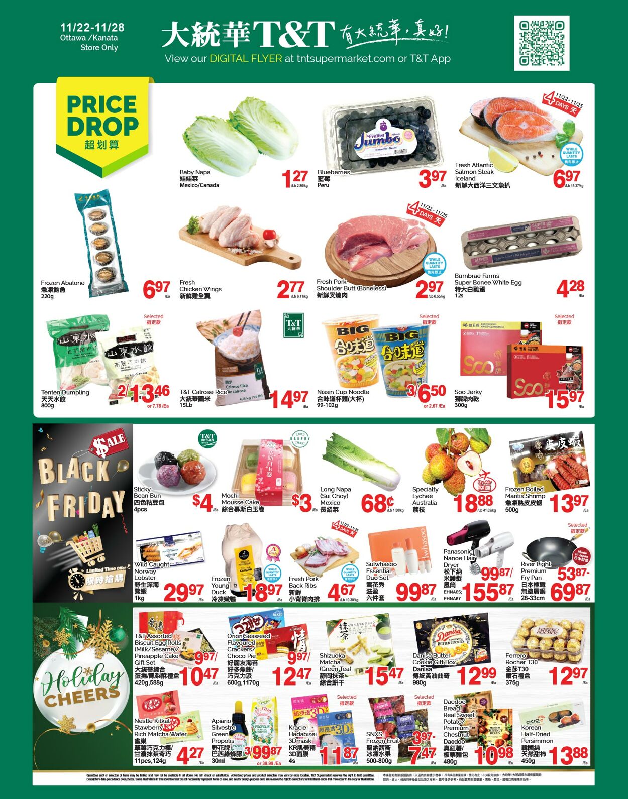 Flyer T&T Supermarket 22.11.2024 - 28.11.2024