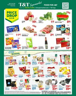 Flyer T&T Supermarket 22.08.2025 - 28.08.2025