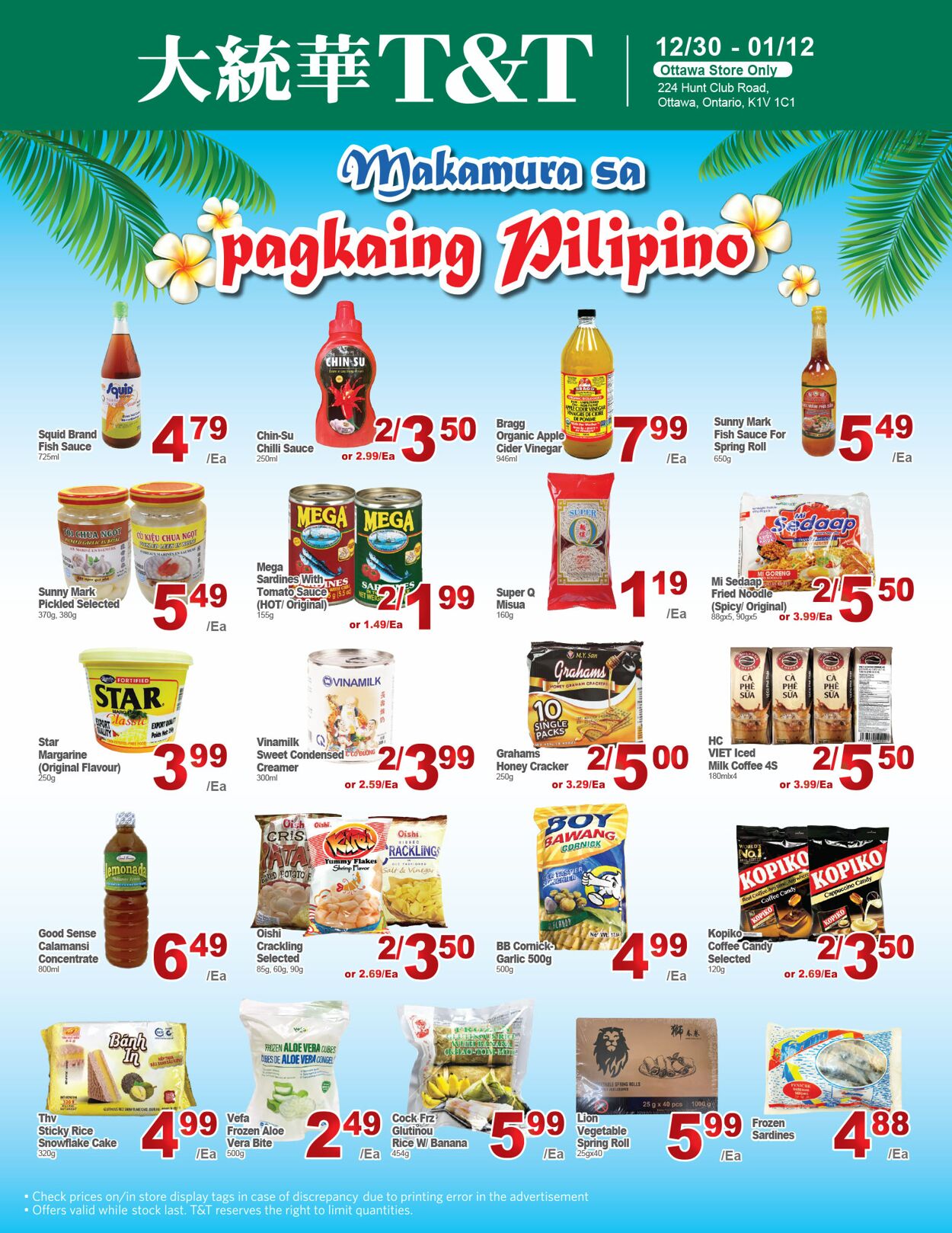 Flyer T&T Supermarket 06.01.2023 - 12.01.2023