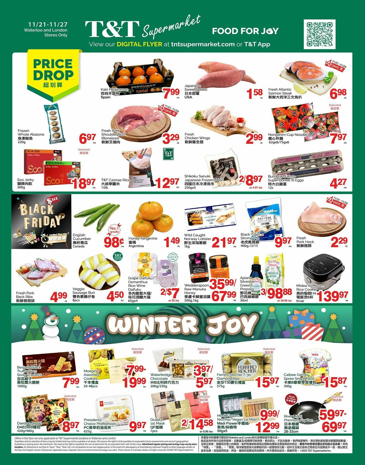 Flyer T&T Supermarket 21.11.2025 - 27.11.2025