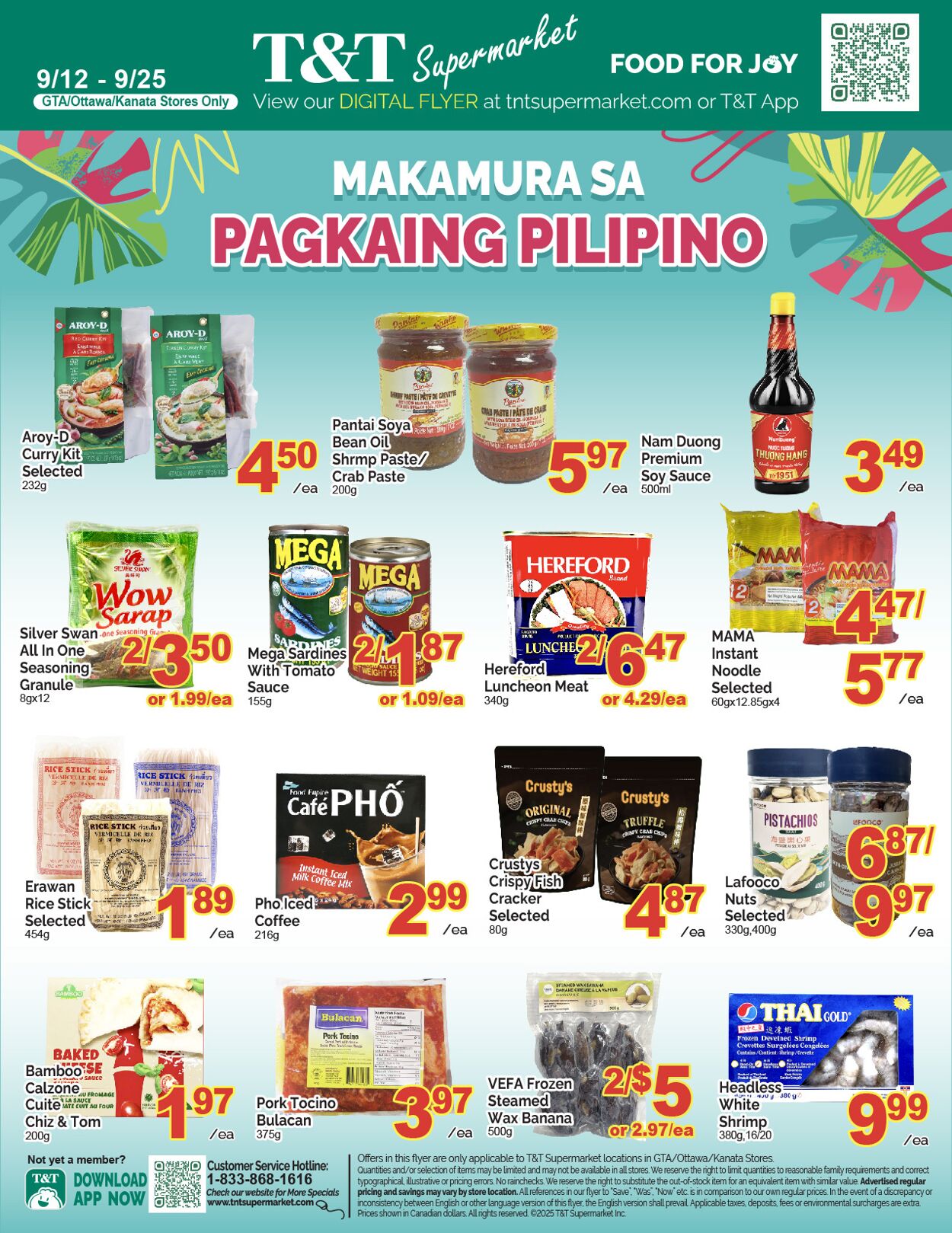 Flyer T&T Supermarket 12.09.2025 - 18.09.2025