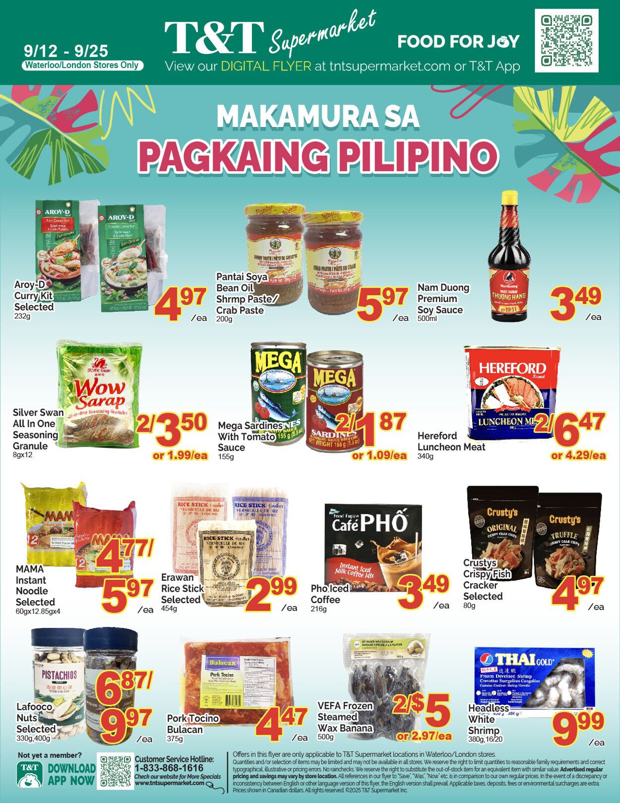 Flyer T&T Supermarket 12.09.2025 - 18.09.2025