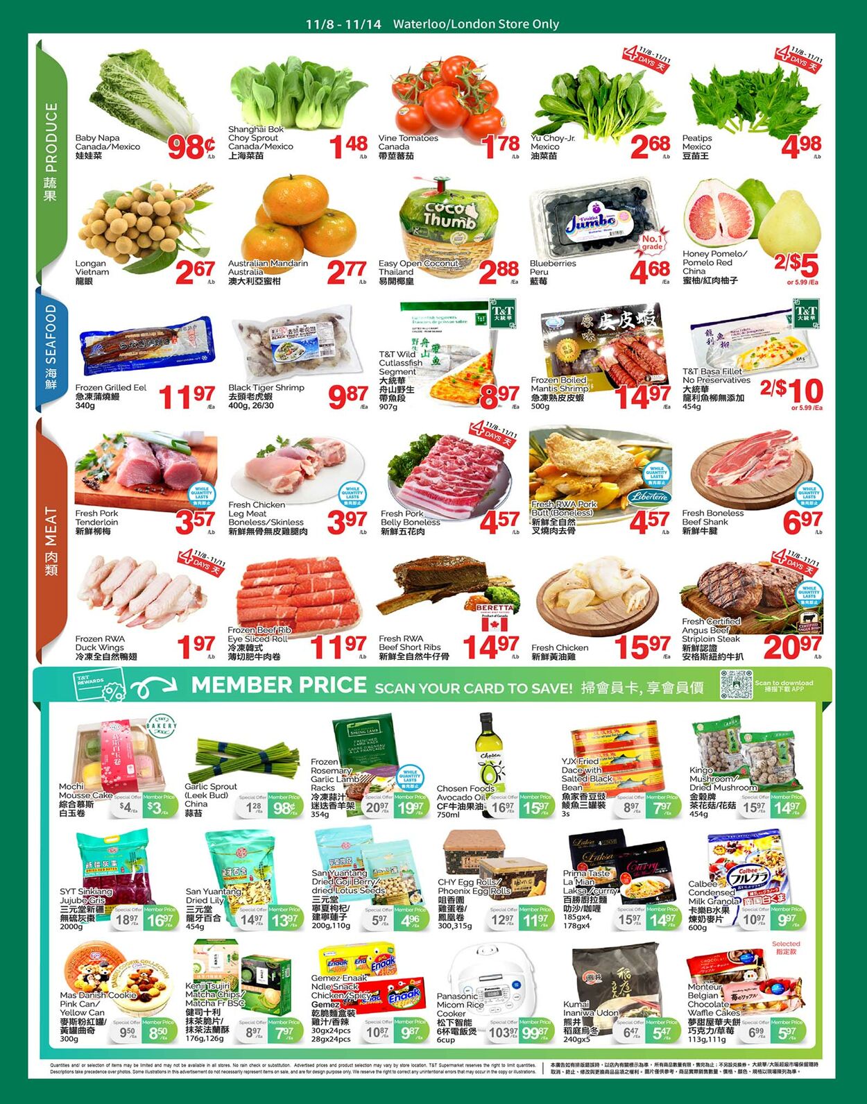 Flyer T&T Supermarket 08.11.2024 - 14.11.2024