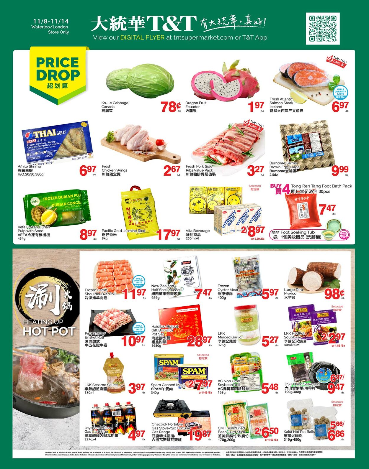 Flyer T&T Supermarket 08.11.2024 - 14.11.2024