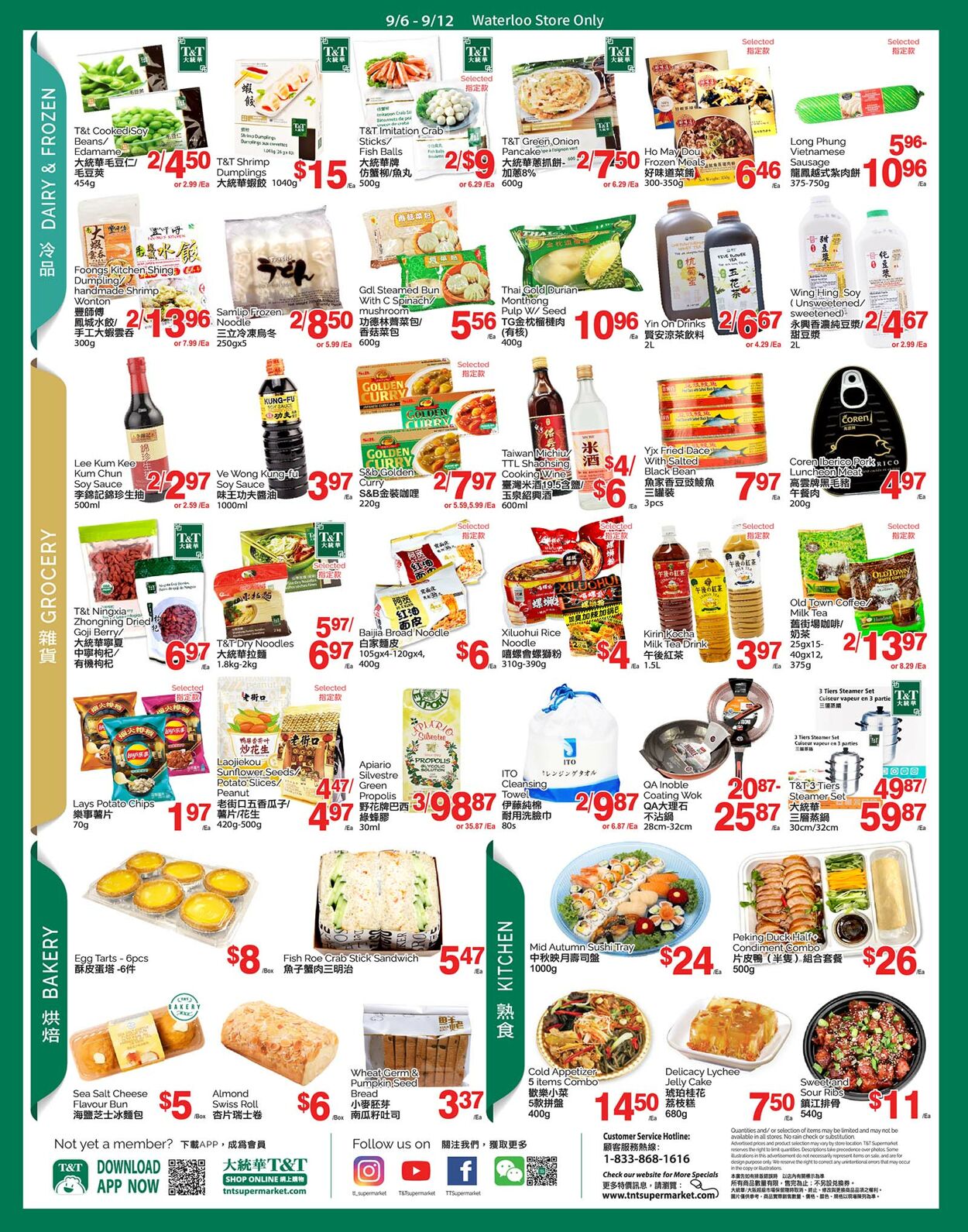 Flyer T&T Supermarket 06.09.2024 - 12.09.2024