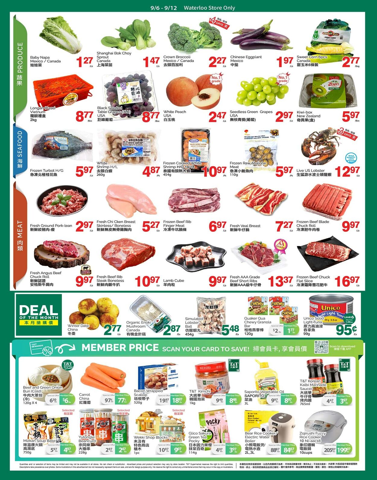 Flyer T&T Supermarket 06.09.2024 - 12.09.2024