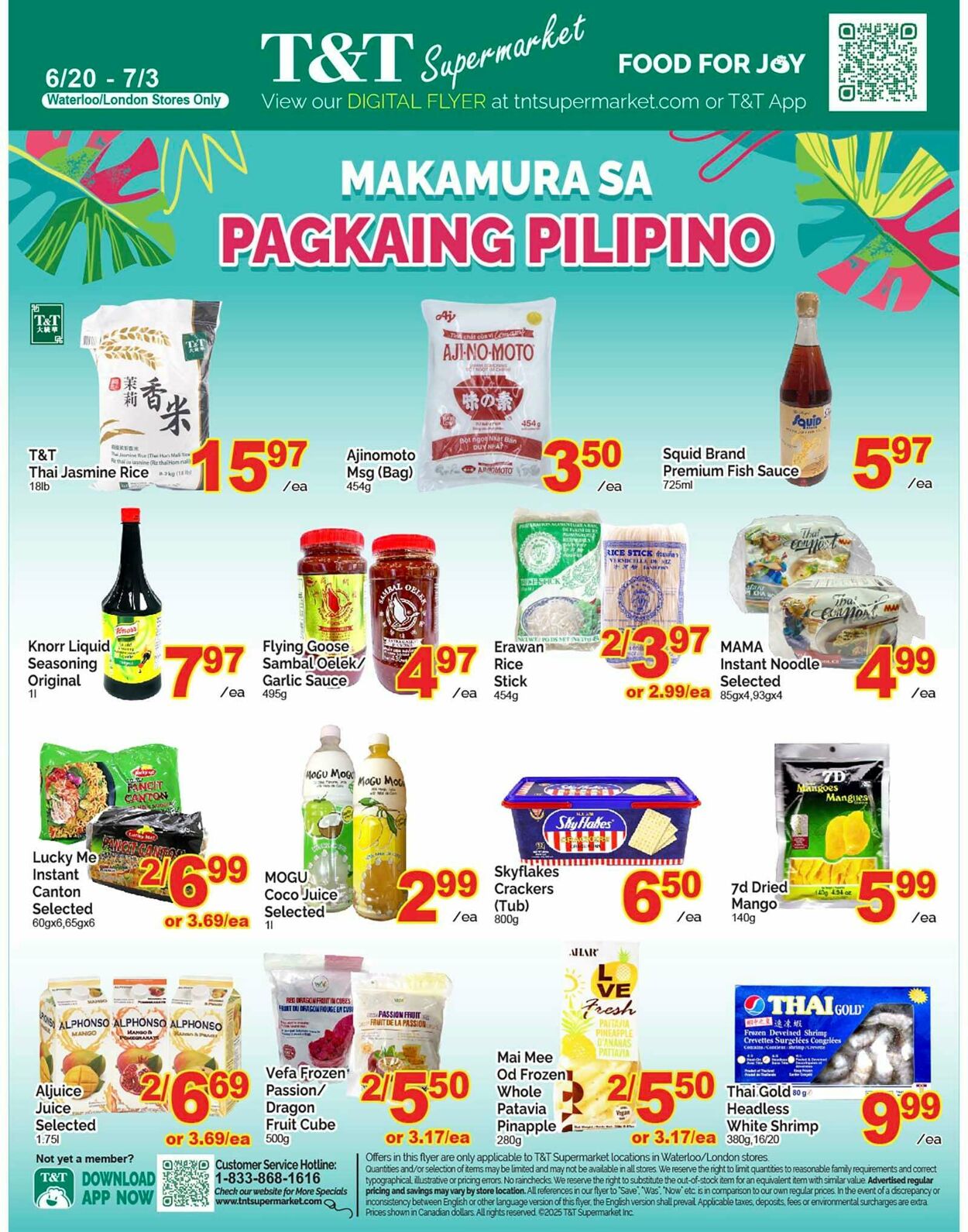 Flyer T&T Supermarket 27.06.2025 - 03.07.2025