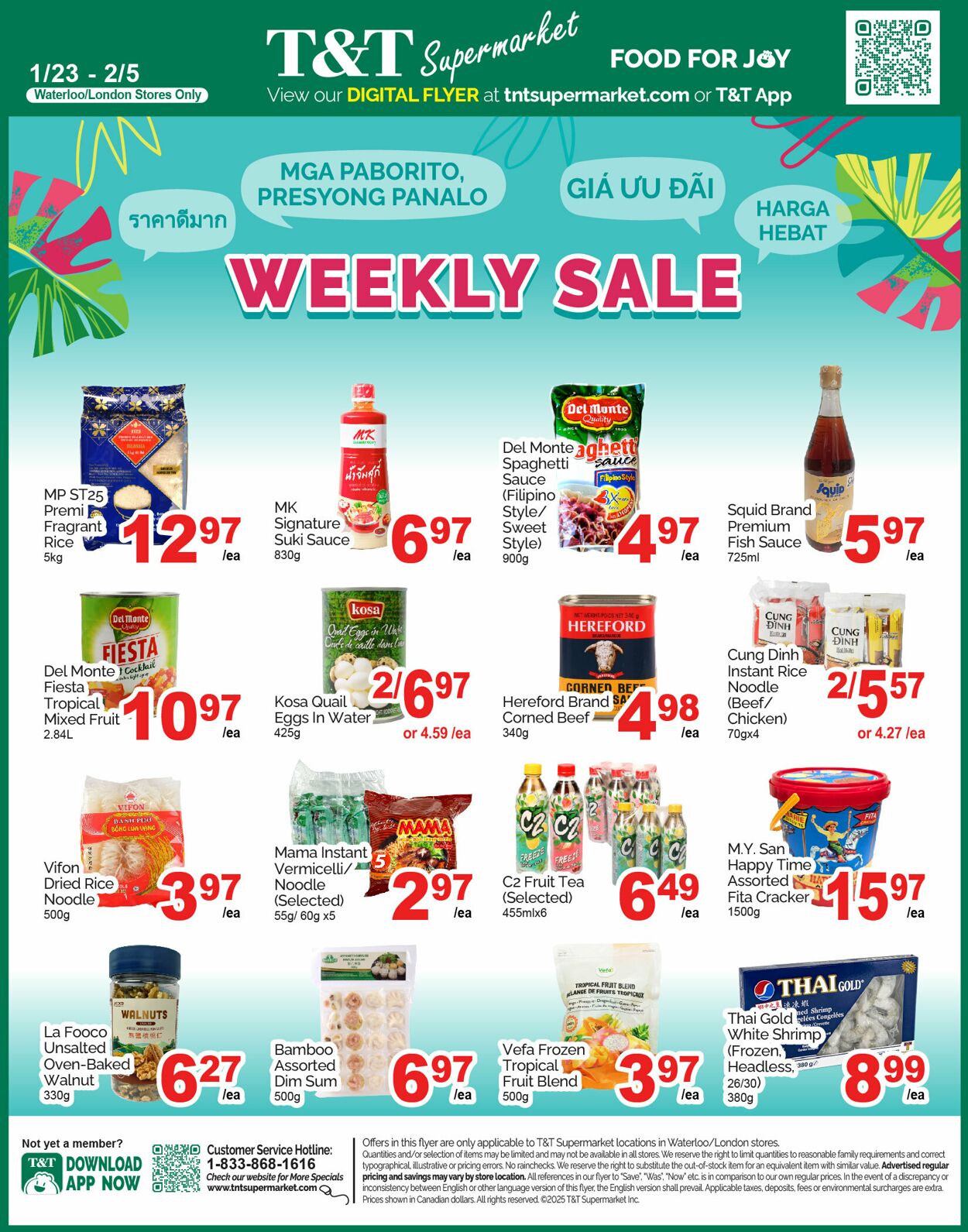 Flyer T&T Supermarket 30.01.2026 - 05.02.2026