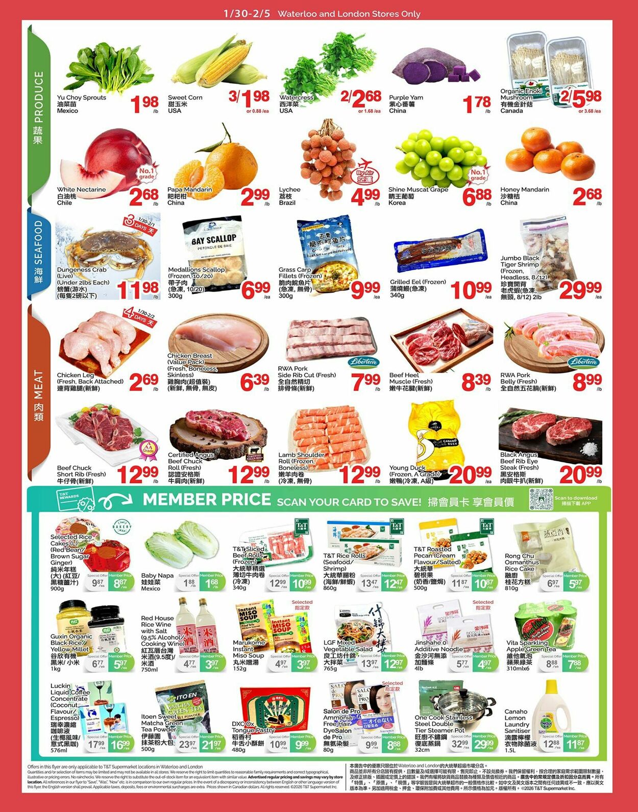Flyer T&T Supermarket 30.01.2026 - 05.02.2026