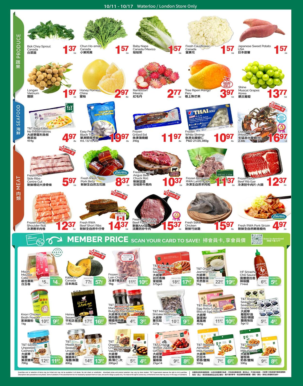 Flyer T&T Supermarket 11.10.2024 - 17.10.2024