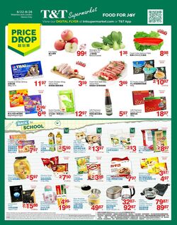 Flyer T&T Supermarket 22.08.2025 - 28.08.2025