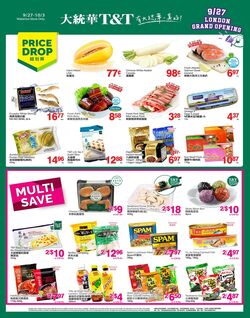 Flyer T&T Supermarket 09.09.2022 - 15.09.2022