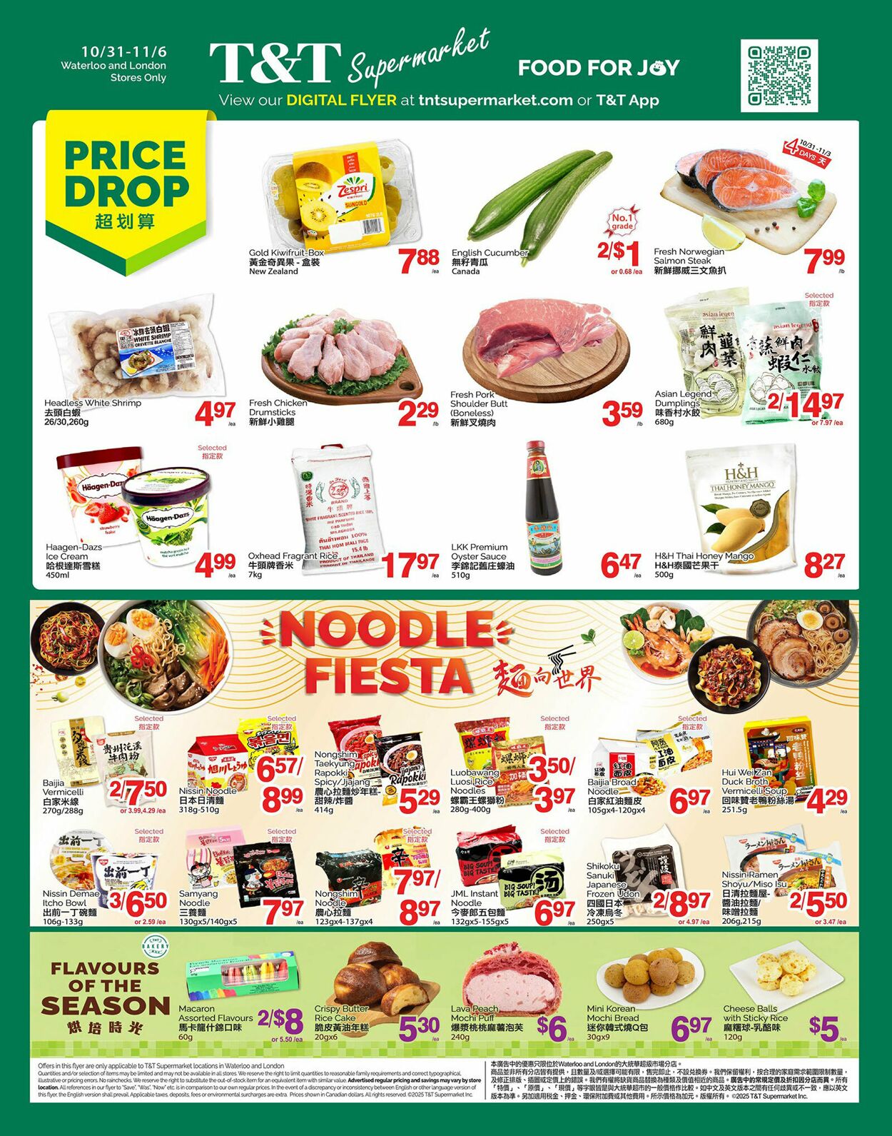 Flyer T&T Supermarket 31.10.2025 - 06.11.2025