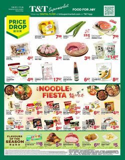 Flyer T&T Supermarket 31.10.2025 - 06.11.2025