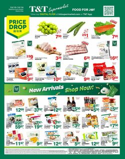 Flyer T&T Supermarket 10.10.2025 - 16.10.2025