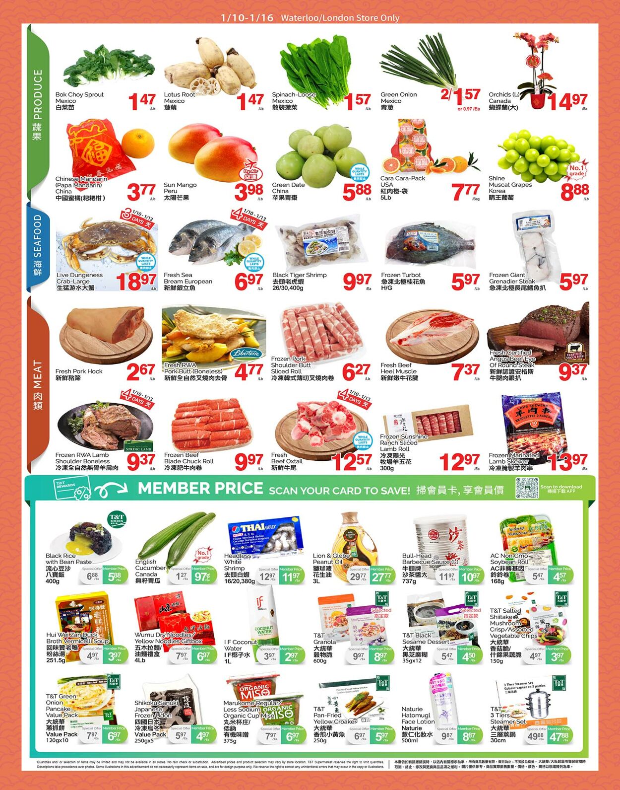 Flyer T&T Supermarket 10.01.2025 - 16.01.2025