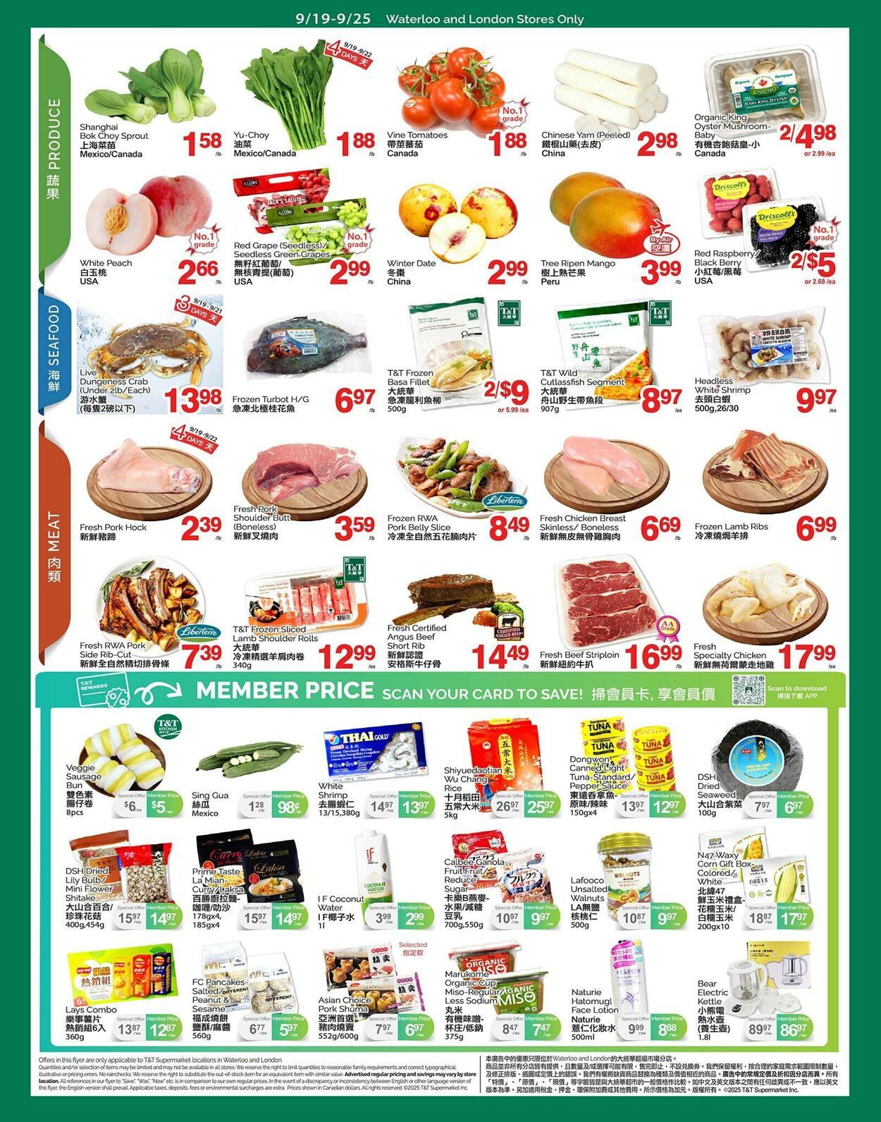 Flyer T&T Supermarket 19.09.2025 - 25.09.2025