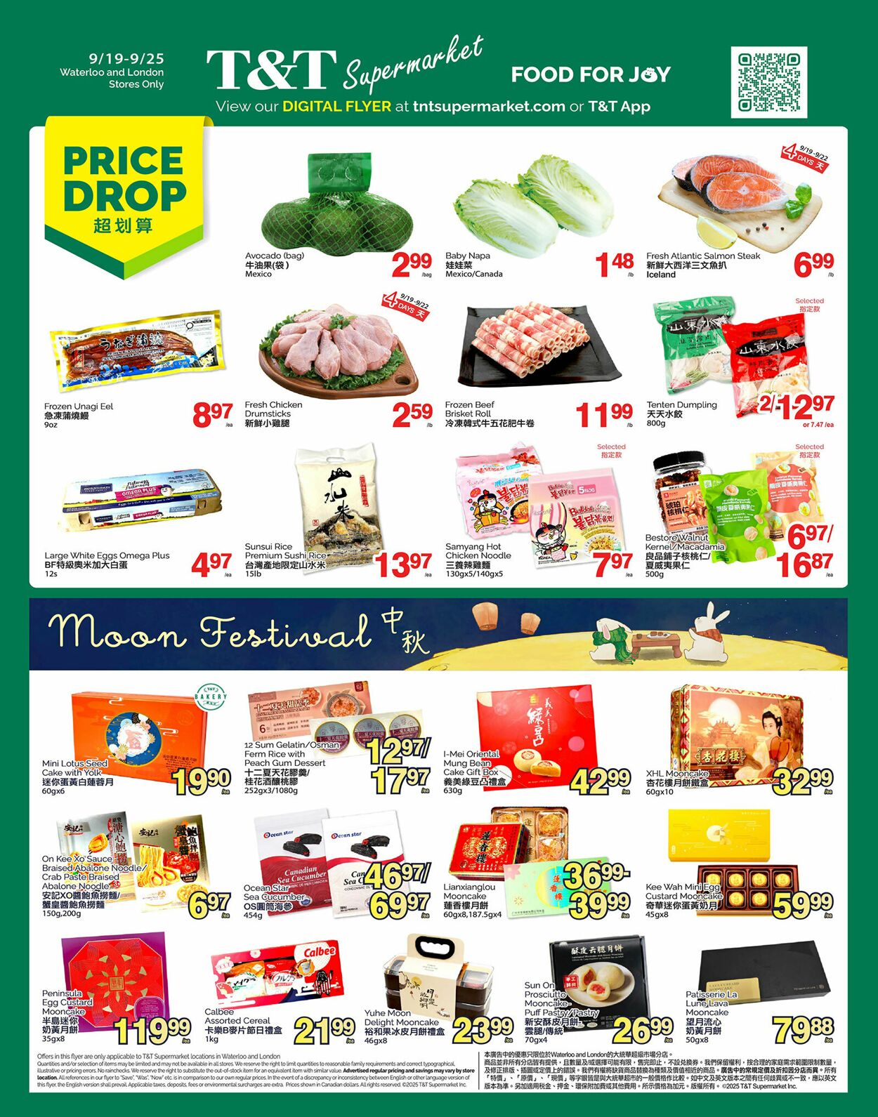 Flyer T&T Supermarket 19.09.2025 - 25.09.2025