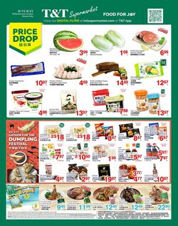 Flyer T&T Supermarket 15.08.2025 - 21.08.2025