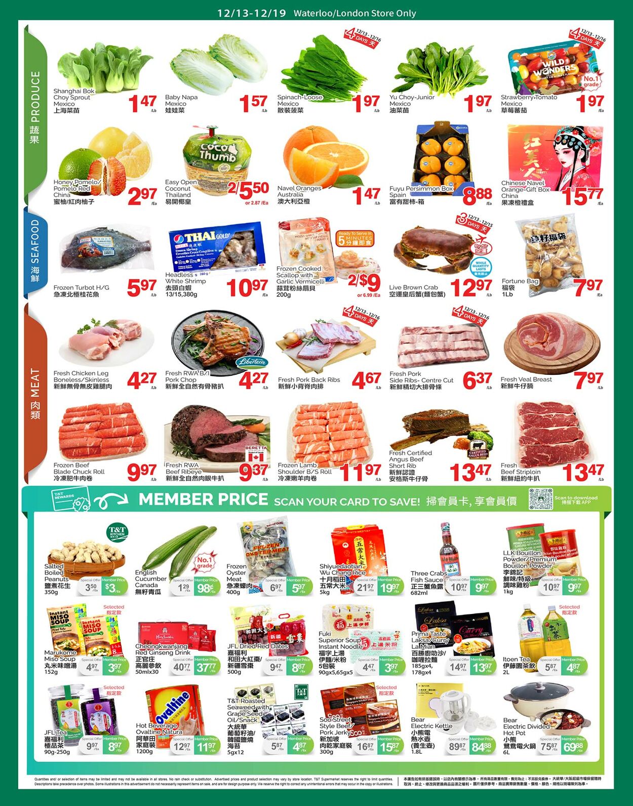 Flyer T&T Supermarket 13.12.2024 - 19.12.2024