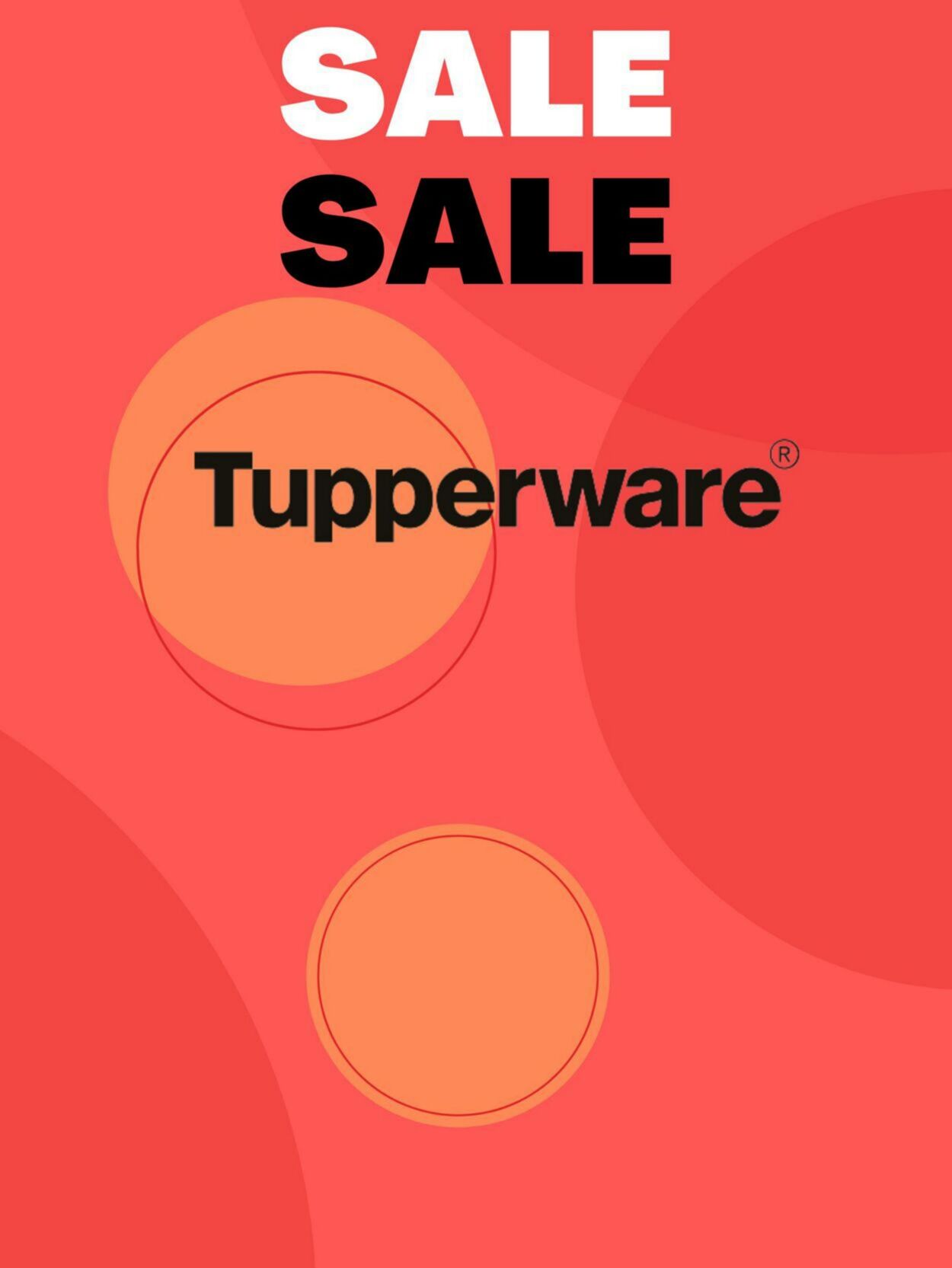 Tupperware Promotional flyers