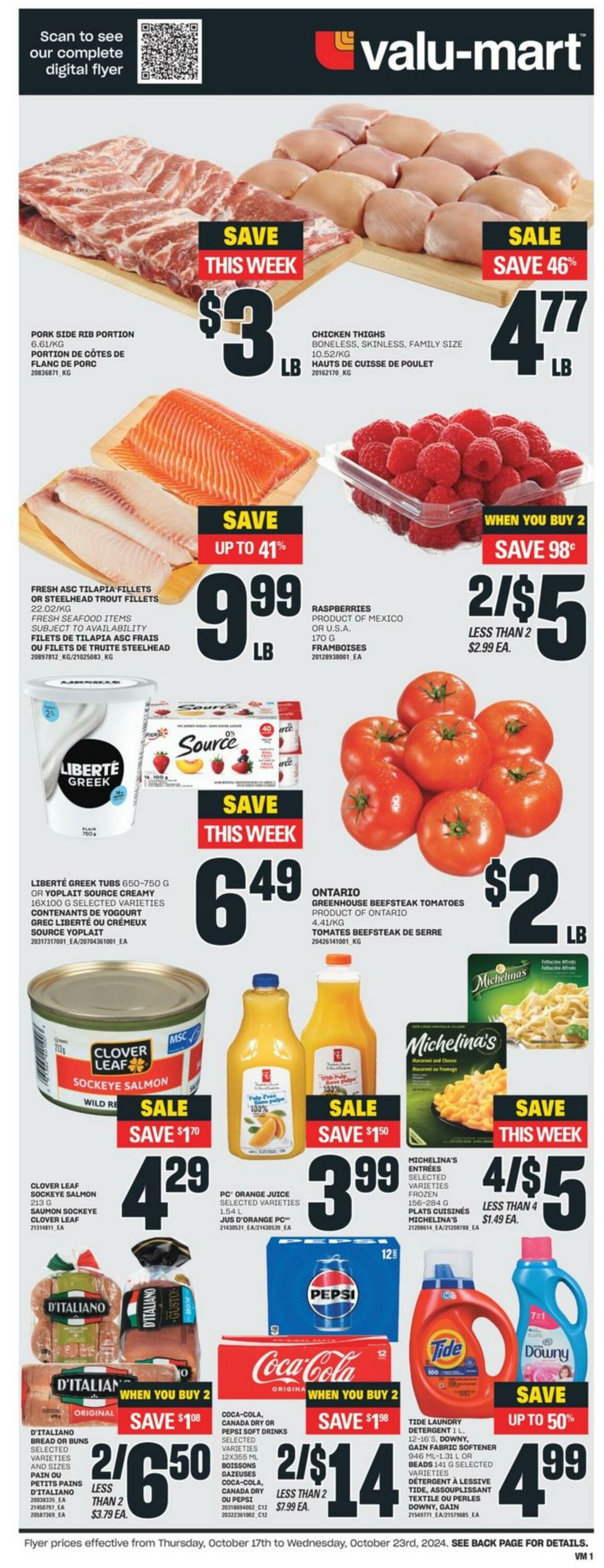 Flyer Valu Mart 17.10.2024 - 23.10.2024