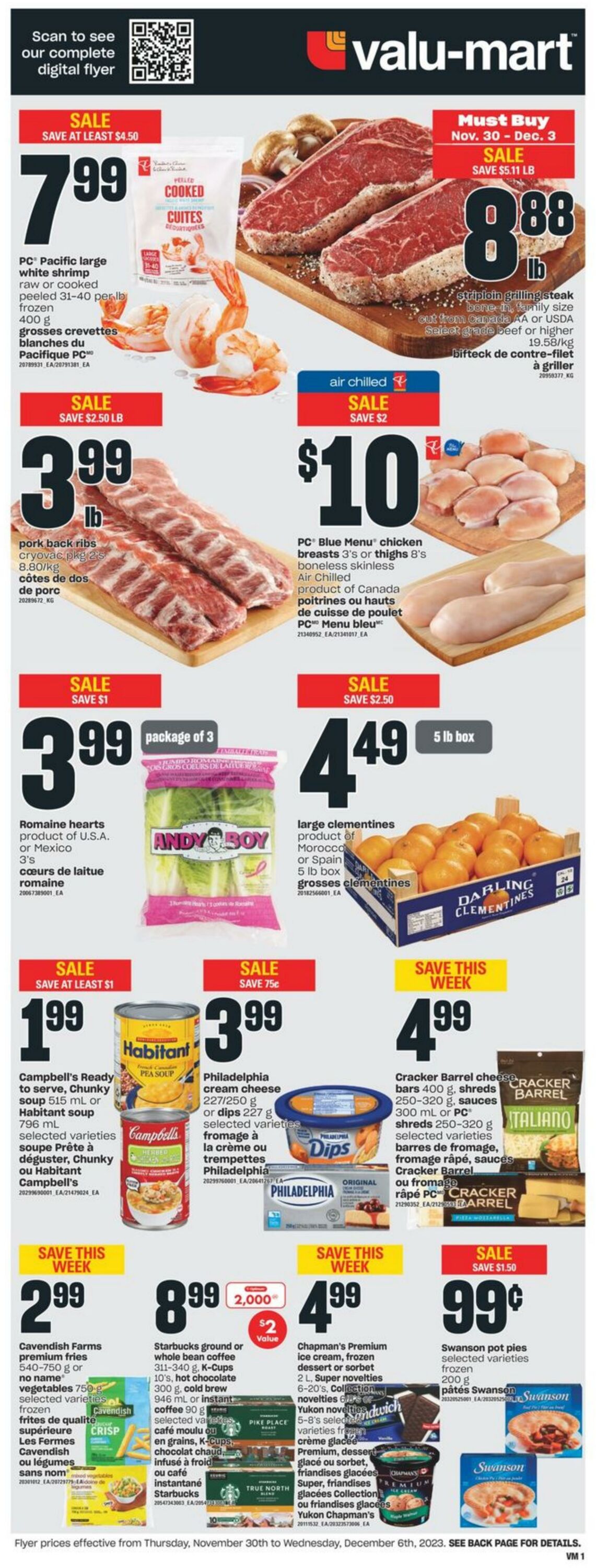 Flyer Valu Mart 30.11.2023 - 06.12.2023