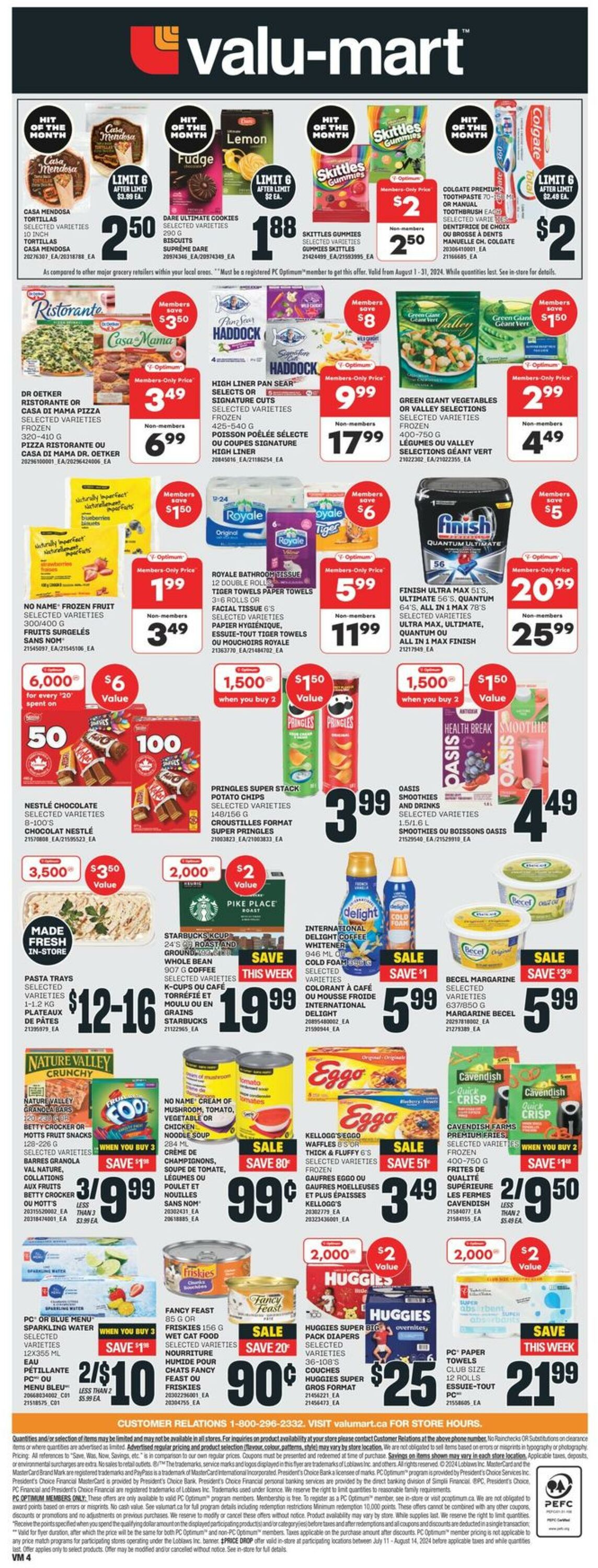 Flyer Valu Mart 08.08.2024 - 14.08.2024